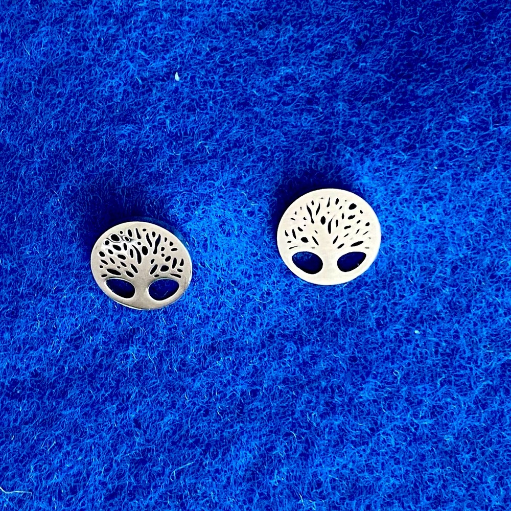 New Handcrafted Tree of Life earrings;*special-free travel jewelry case*